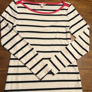 Banana Republic B&W Striped Shirt